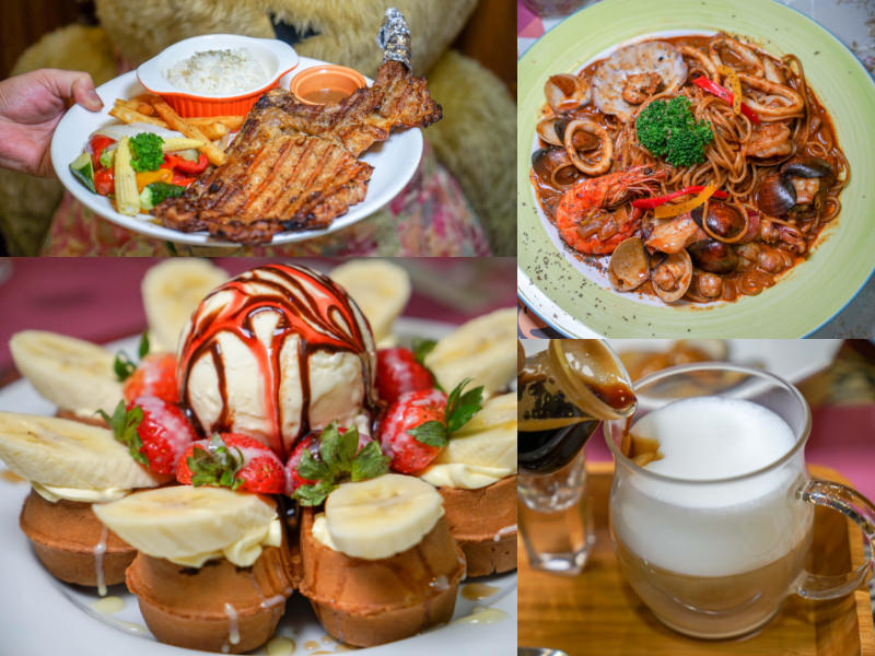 員林美食COCO鬆餅屋 | 最新戰斧豬排排餐、超人氣鬆餅下午茶，員林在地老字號咖啡館。
