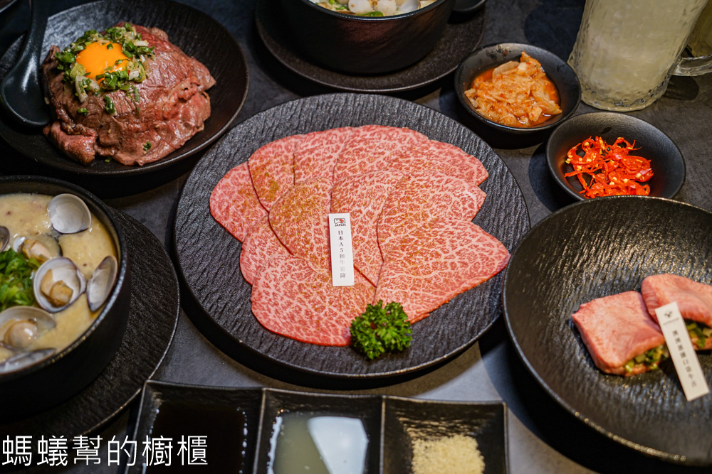 脂本燒肉 | 員林燒肉推薦，雙人套餐1580元起，A5和牛霜降。