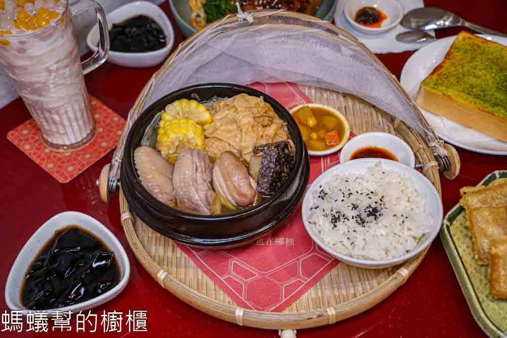 有春茶館 | 台中南屯美食懷舊茶館,魷魚螺肉蒜、麻油雞,點心飲料都高水準!