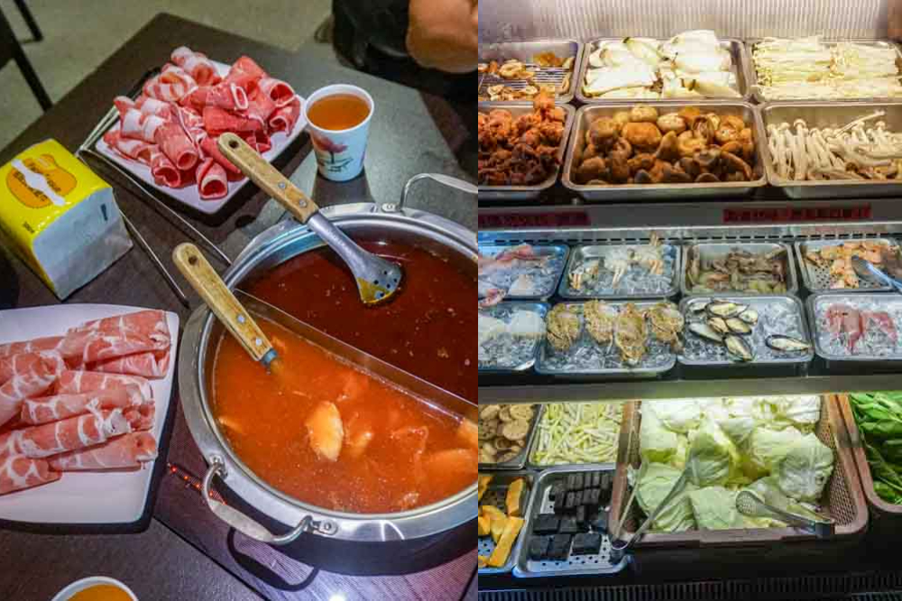 天辣麻辣火鍋(復興南) | 台北麻辣鴛鴦鍋吃到飽，肉類海鮮蔬菜無限自助。