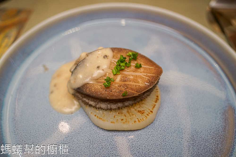 alt="夏登法式鐵板燒 南非活鮑魚料理"