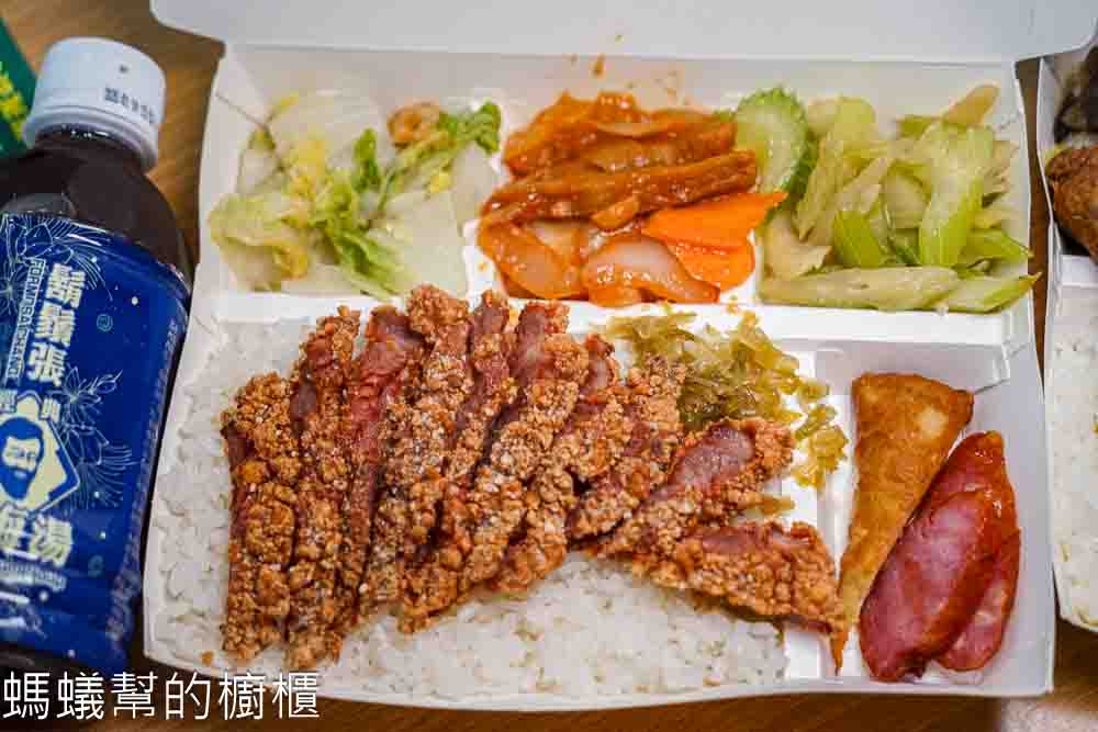 鬍鬚張胭脂梅花肉便當(大)特價135